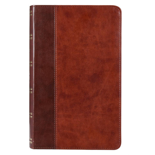 Brown Faux Leather Giant Print King James Version Bible