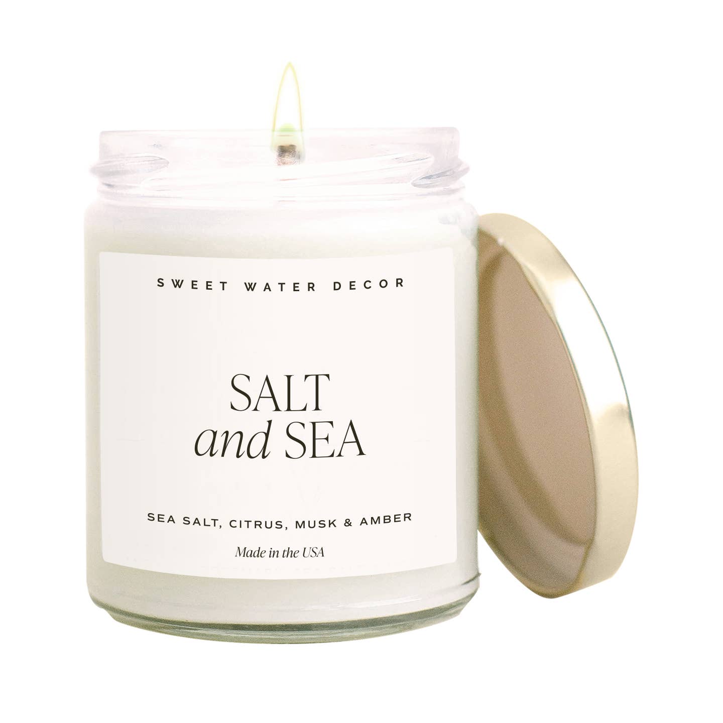 Salt and Sea 9 oz Soy Candle - Home Decor & Gifts