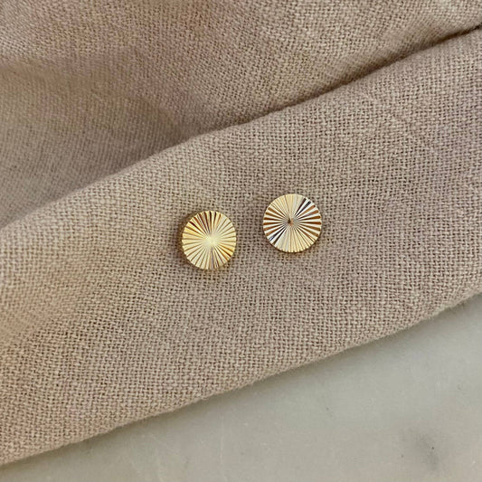 AMADY Dot Stud Post Studs Earrings 18k Gold Filled