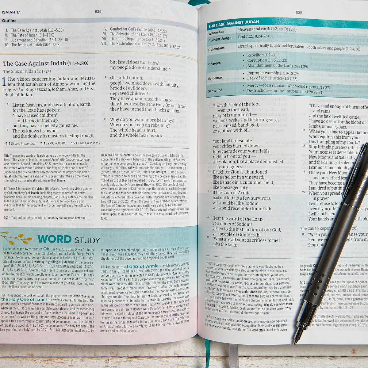 CSB Study Bible For Women, Teal Flowers LeatherTouch