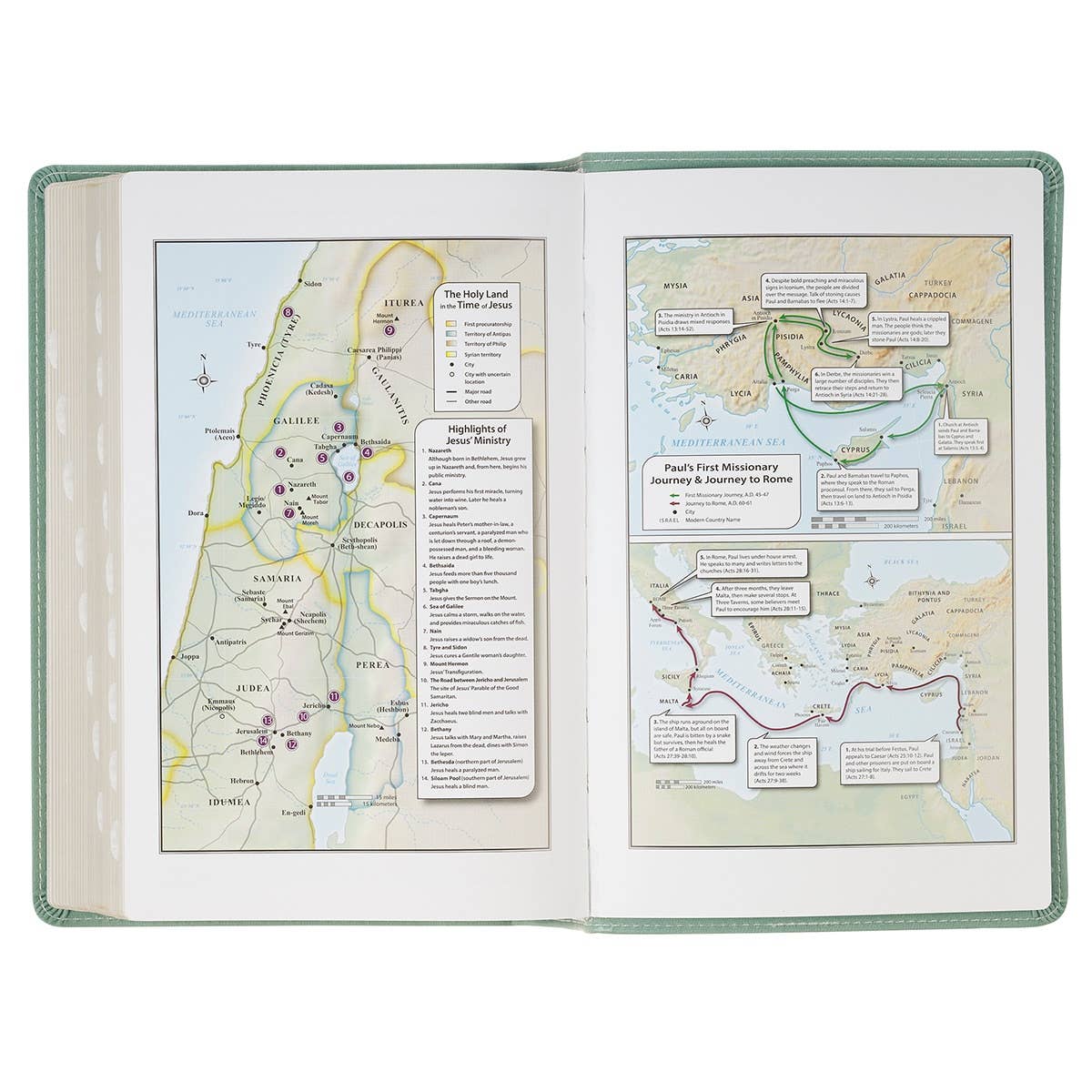 KJV Bible Giant Print Standard-size Faux Leather, Teal