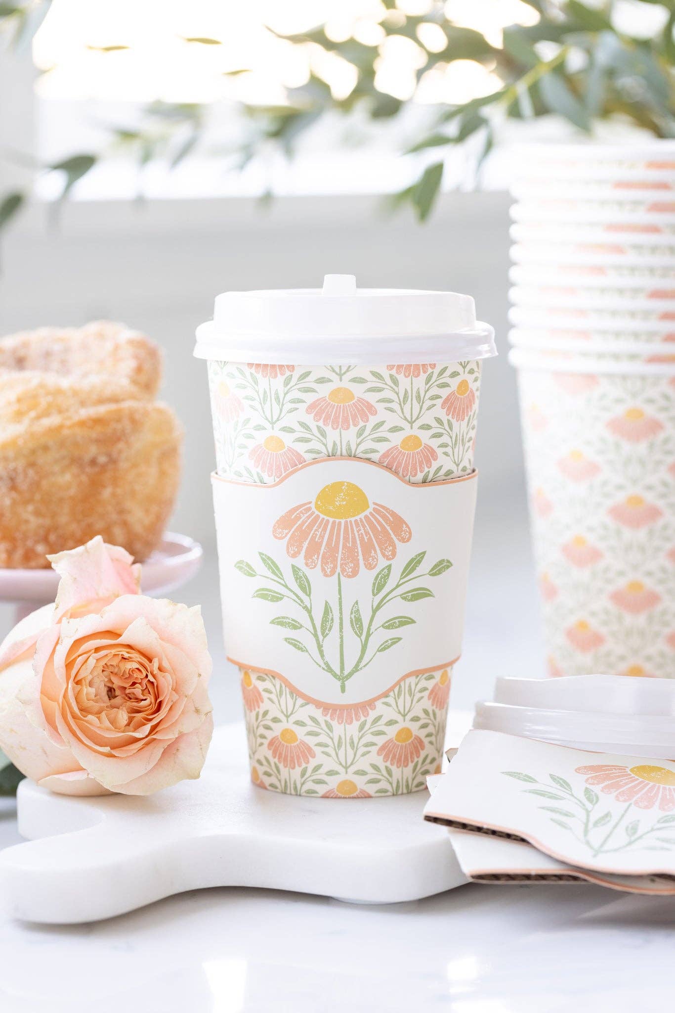 Spring Daisies To-Go Cups