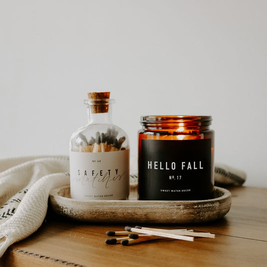 Hello Fall 9 oz Soy Candle